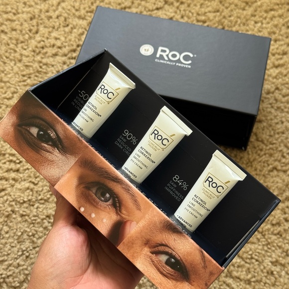 BUNDLE ROC RETINOL LINE SMOOTHING ANTI WRINKLE FOR DARK CIRCLES • ALL BRANDNEW • - Picture 2 of 9